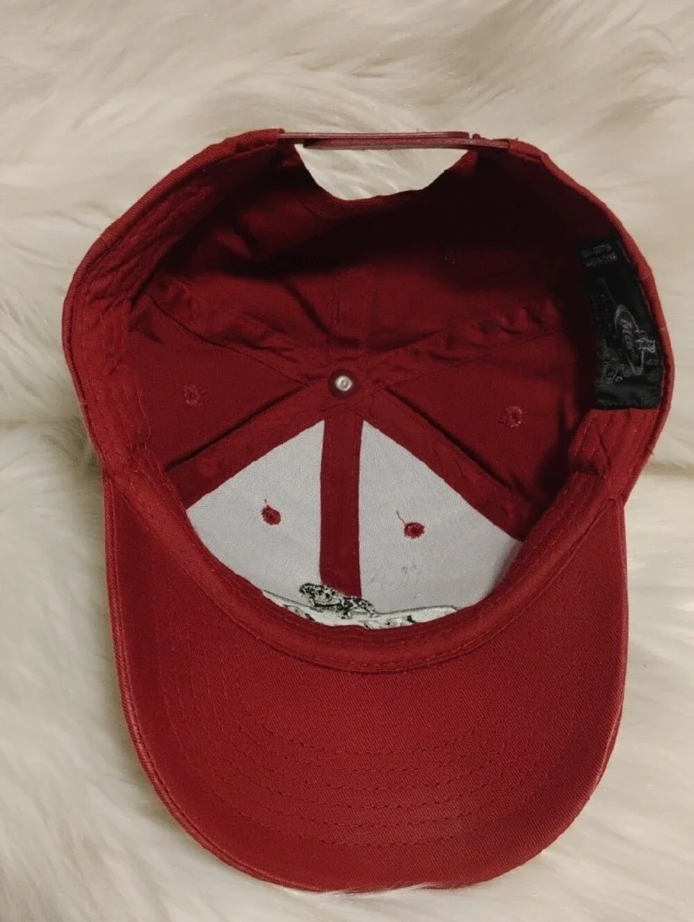 (C-75) Mack Vintage Bulldog Red Logo Baseball Cap #unisex